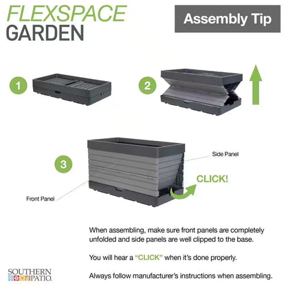 Transform Your Garden with the Versatile Flexspace 3-Tier Modular Raised Garden Bed – Perfect for Any Outdoor Space!