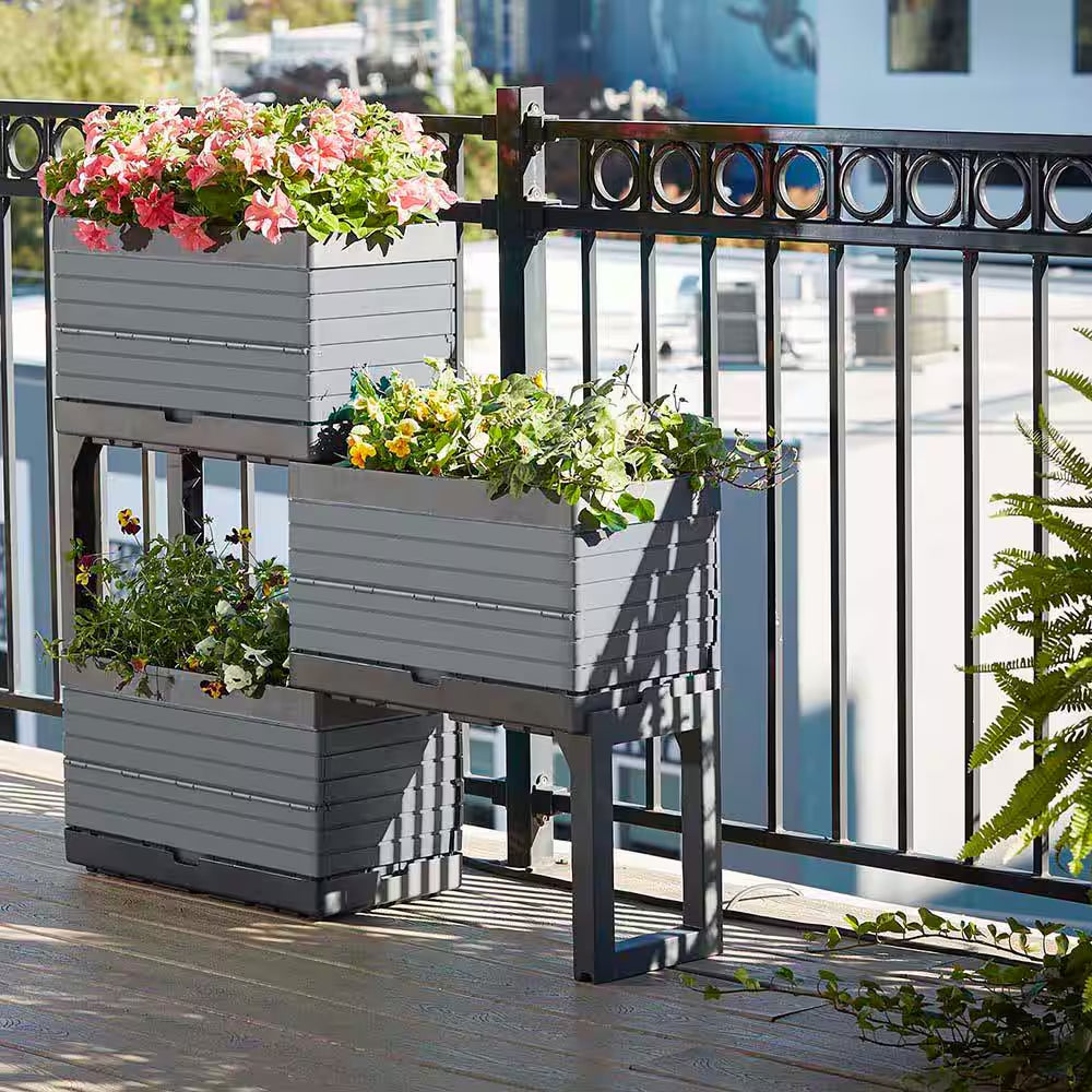 Transform Your Garden with the Versatile Flexspace 3-Tier Modular Raised Garden Bed – Perfect for Any Outdoor Space!