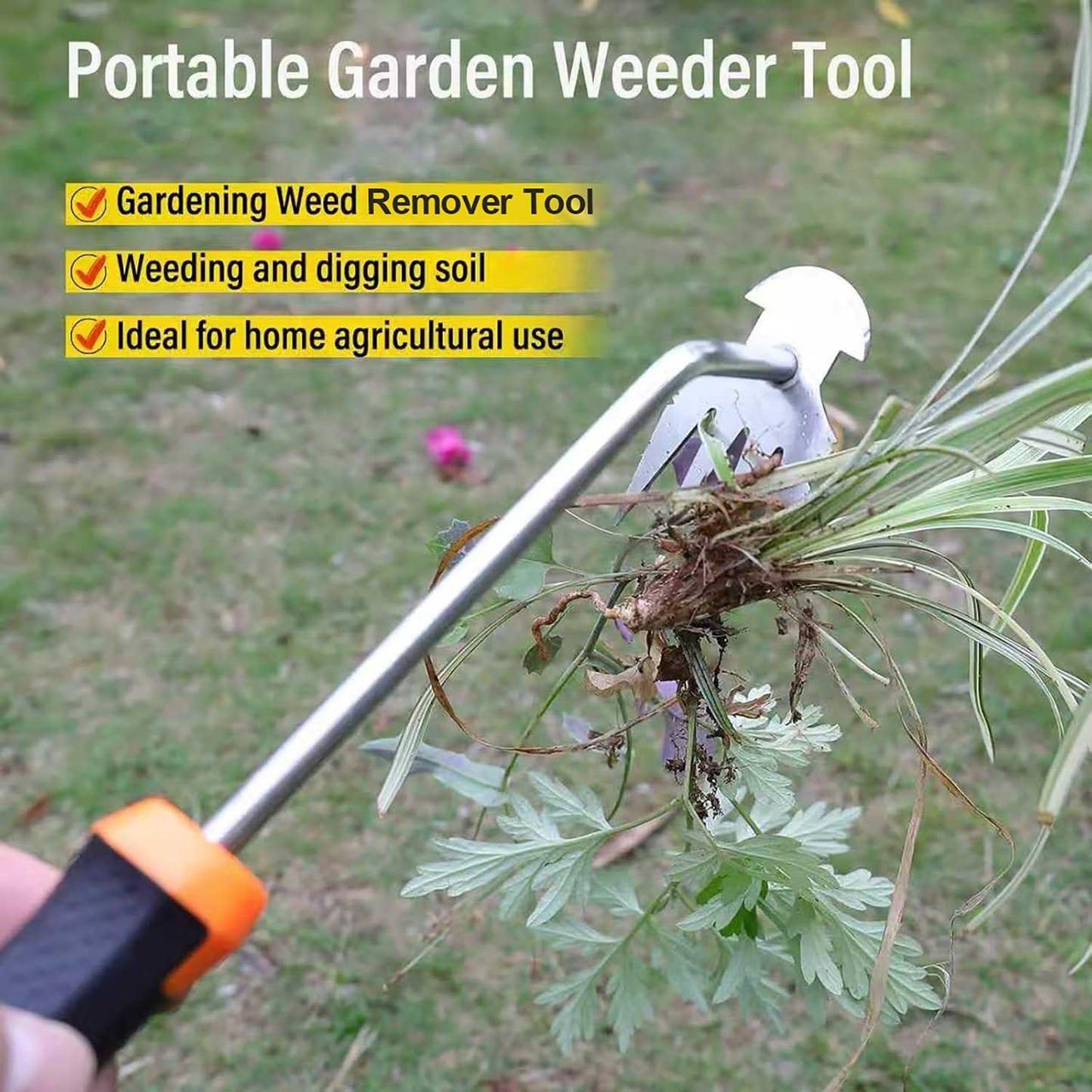 Effortless Weeding with Our Premium Portable Garden Weeder Tool - Perfect for Vegetable Gardening and Backyard Planting!