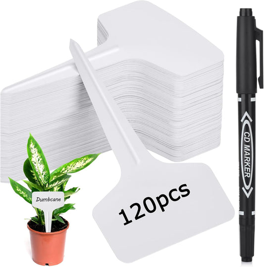 Transform Your Garden with 120 Waterproof Plant Labels and Permanent Marker – Perfect for Organizing Your Plants!