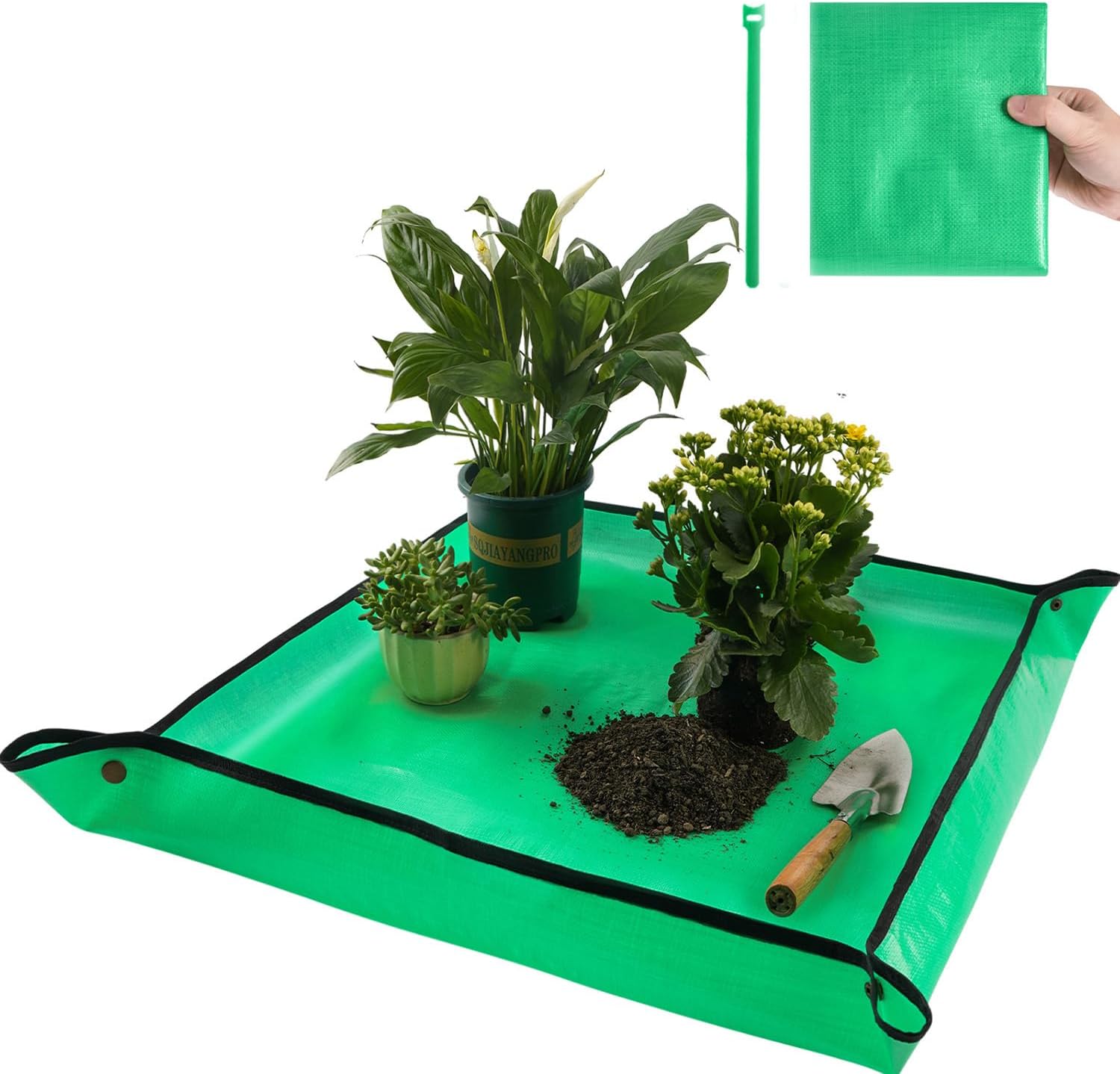 Transform Your Gardening Experience with Our 26.8" Waterproof Repotting Mat - Perfect for Indoor Plant Transplanting and Mess-Free Soil Changes!