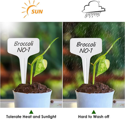 Transform Your Garden with 120 Waterproof Plant Labels and Permanent Marker – Perfect for Organizing Your Plants!