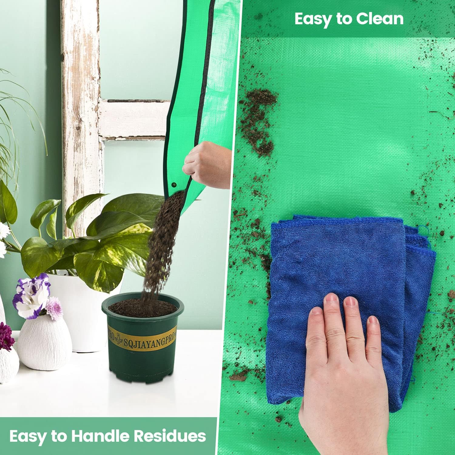 Transform Your Gardening Experience with Our 26.8" Waterproof Repotting Mat - Perfect for Indoor Plant Transplanting and Mess-Free Soil Changes!