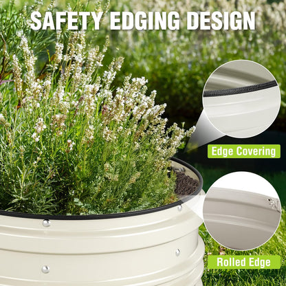 Transform Your Garden with the 3-Piece Galvanized Raised Garden Bed Set - Durable, Stylish, and Perfect for Growing Vegetables and Flowers!