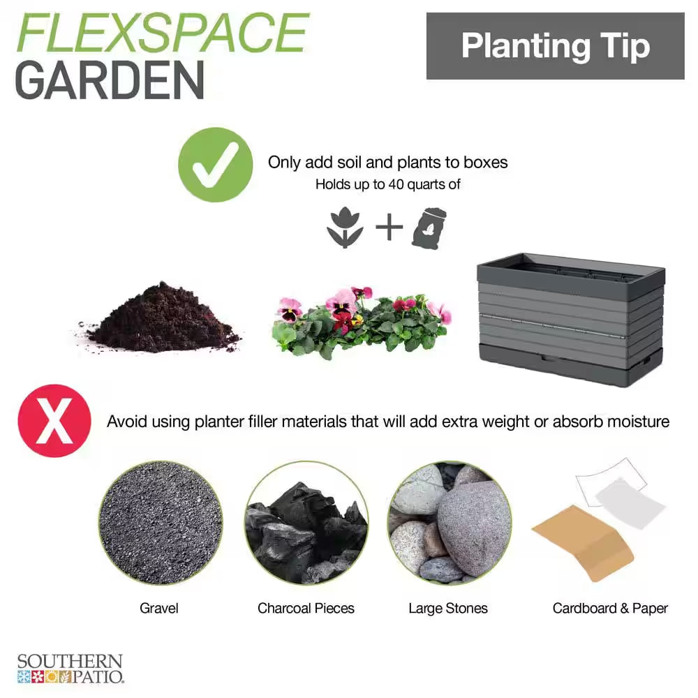 Transform Your Garden with the Versatile Flexspace 3-Tier Modular Raised Garden Bed – Perfect for Any Outdoor Space!