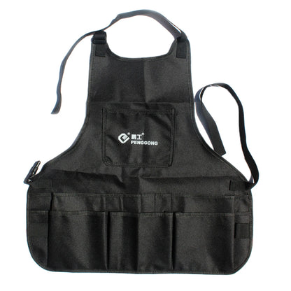 Elevate Your Craft with Our Waterproof Multifunctional Tool Apron - Durable Oxford Cloth Design with Multi-Pockets for Woodworkers and Gardeners